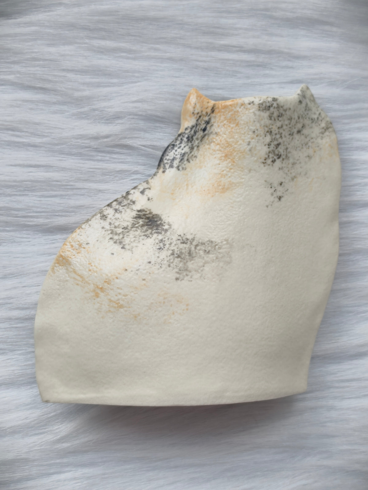 Handmade Ceramic Cat Vase | Sitting Cat, Cat Lover Gift - Calico