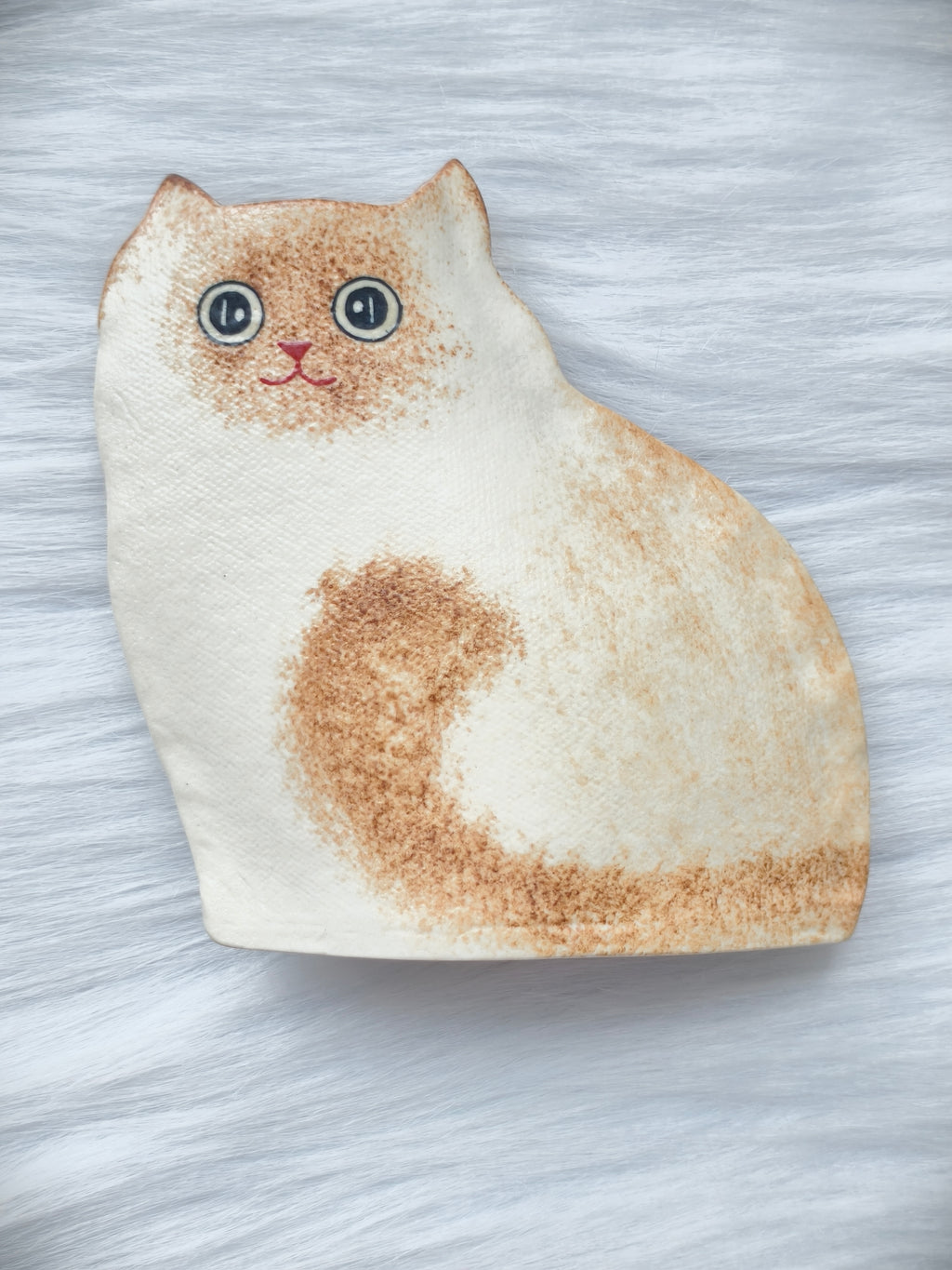 Handmade Ceramic Cat Vase | Sitting Cat, Cat Lover Gift - Siamese