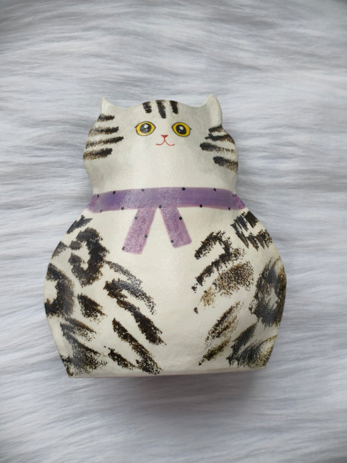 Ceramic Cat Vase Blind Box | Handmade Surprise Cat Lover Gift - Chubby Cat