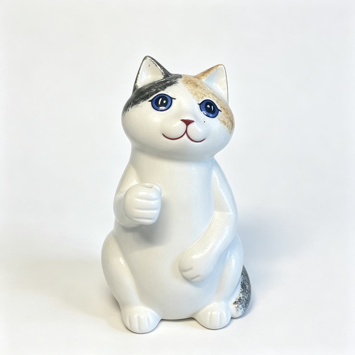 Handmade Ceramic Cat Vase | Adorable Cat Figurine, Cat Lover Gift